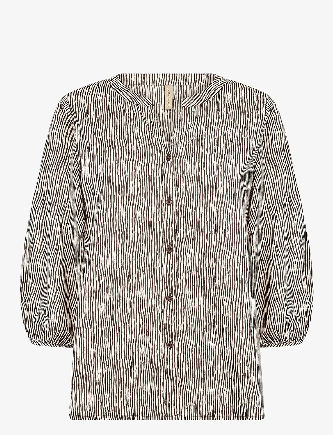 Soyaconcept - SC-SAIMA - langærmede skjorter - 8694c hot fudge combi - 0