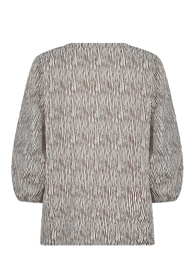 Soyaconcept - SC-SAIMA - long-sleeved shirts - 8694c hot fudge combi - 1