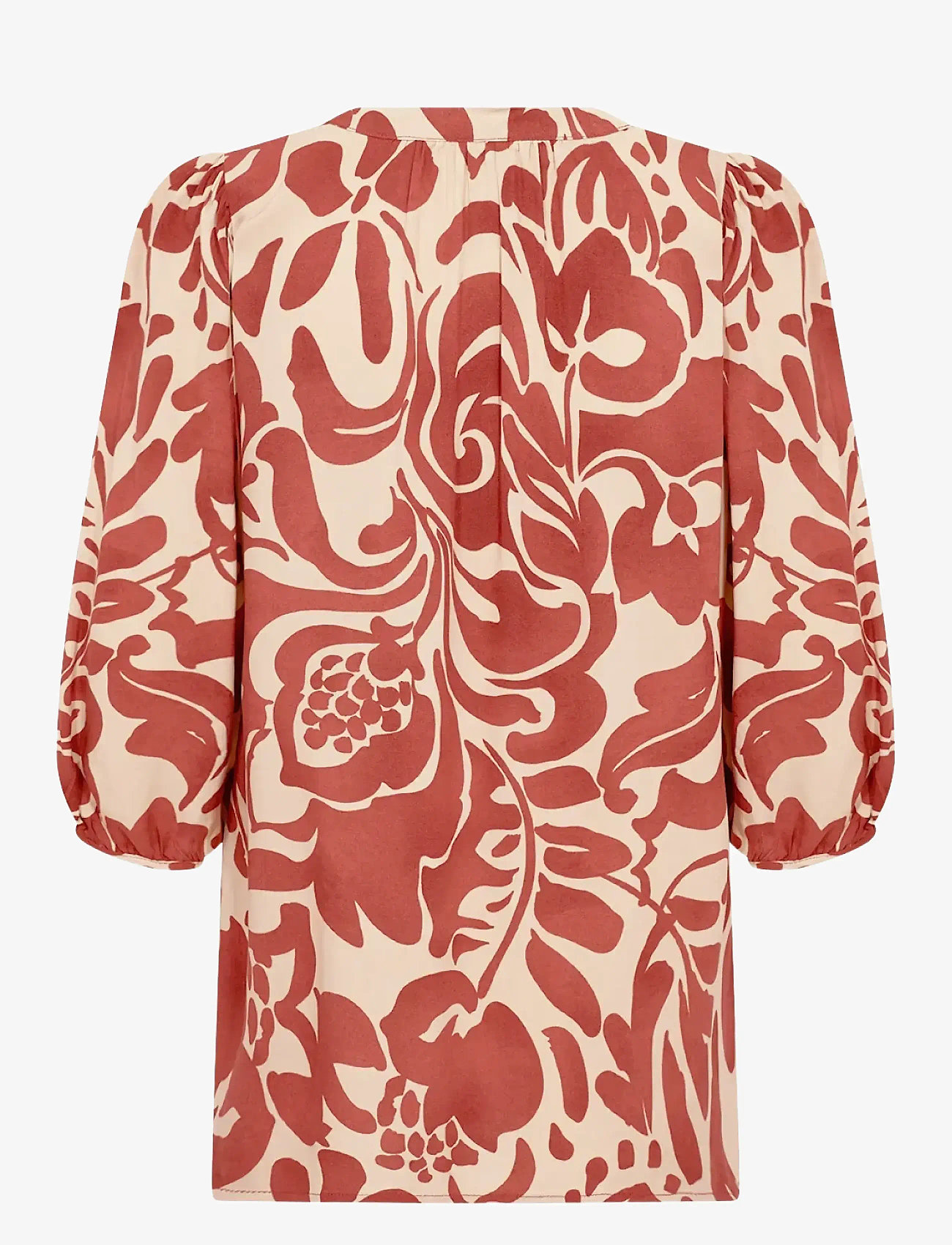 Soyaconcept - SC-SENTA - long sleeved blouses - 4577c mineral red combi - 2