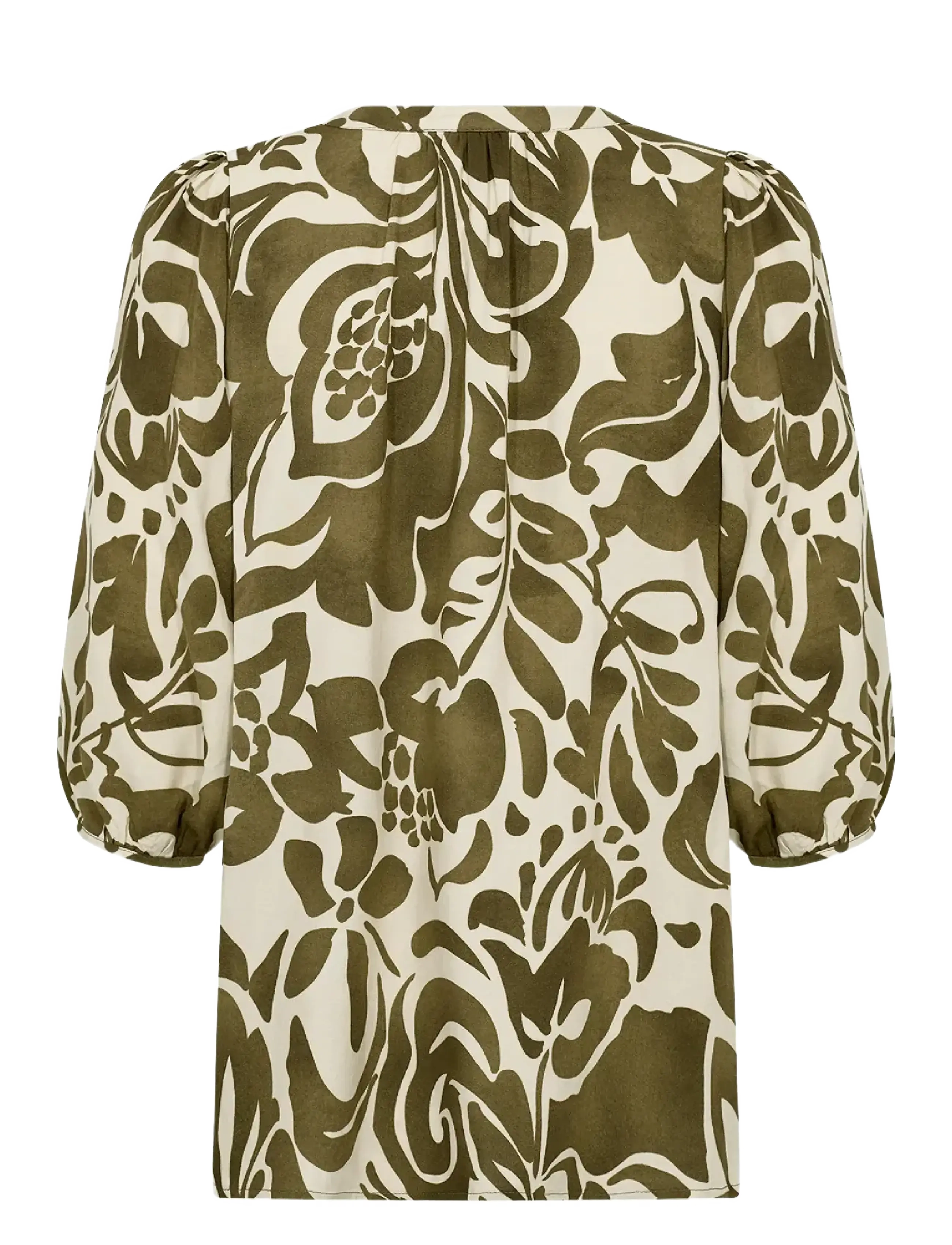 Soyaconcept - SC-SENTA - langärmlige blusen - 7230 misty olive combi - 2