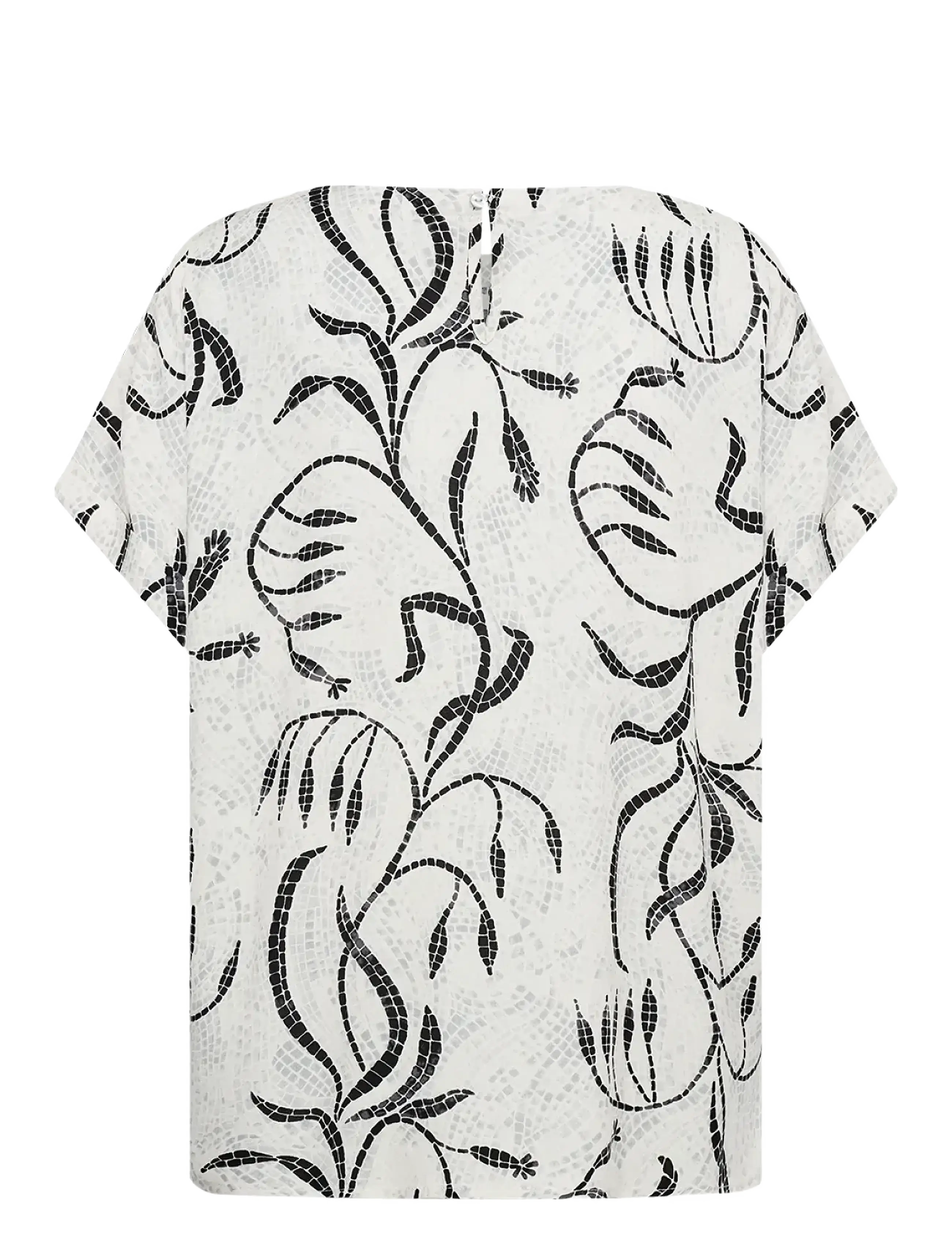 Soyaconcept - SC-SABIRA - short-sleeved blouses - 9999 black combi - 1