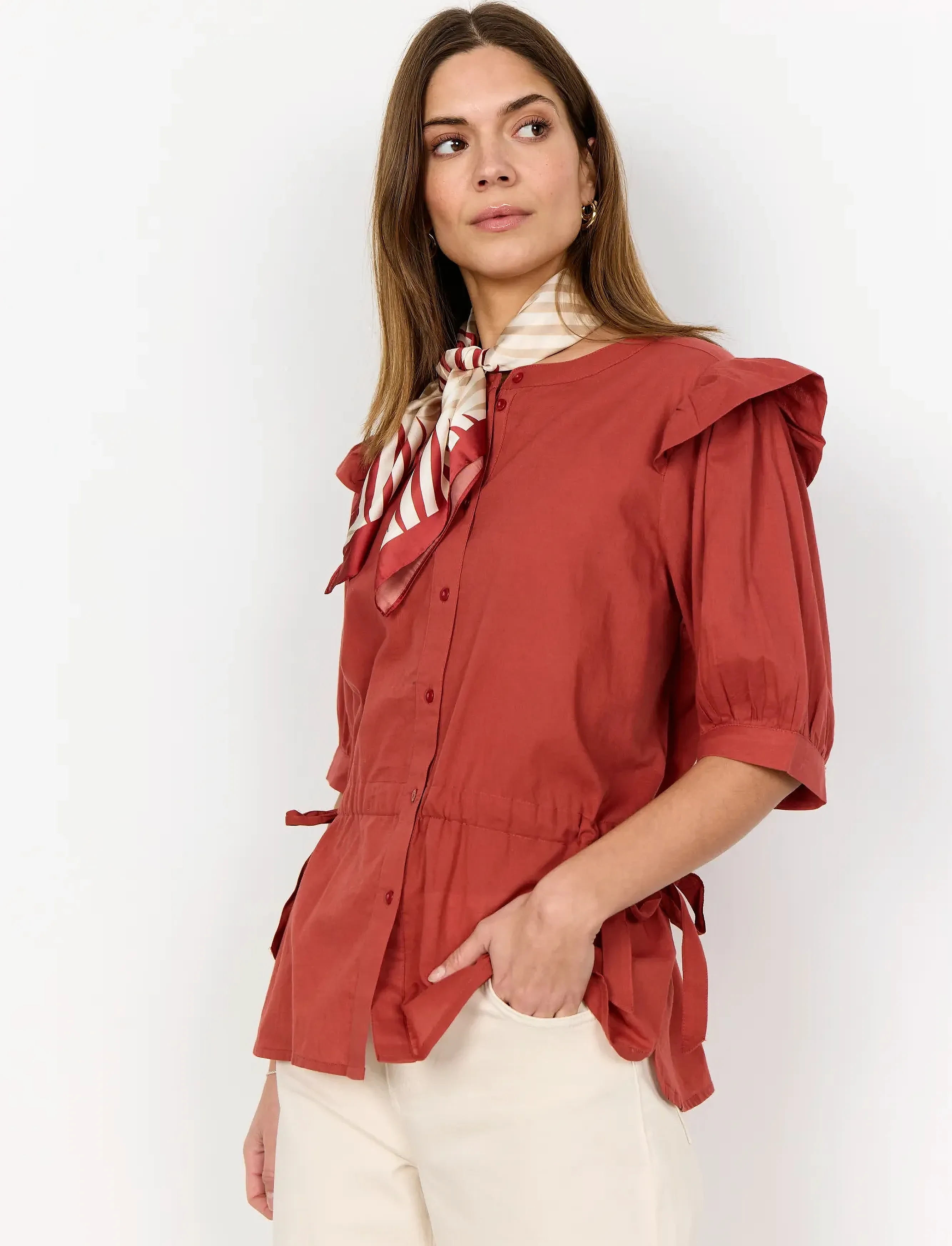 Soyaconcept SC-CALISTE - Shirts - 4577 MINERAL RED / red