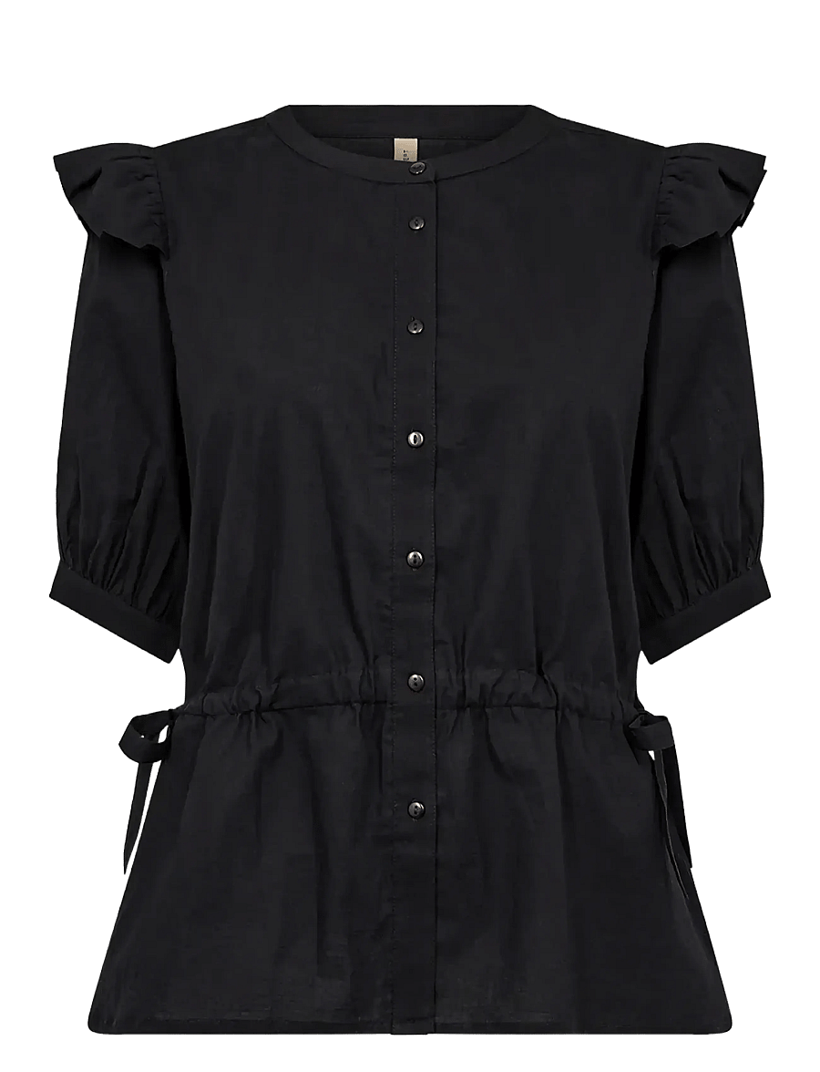 Soyaconcept - SC-CALISTE - lyhythihaiset kauluspaidat - 9999 black - 1