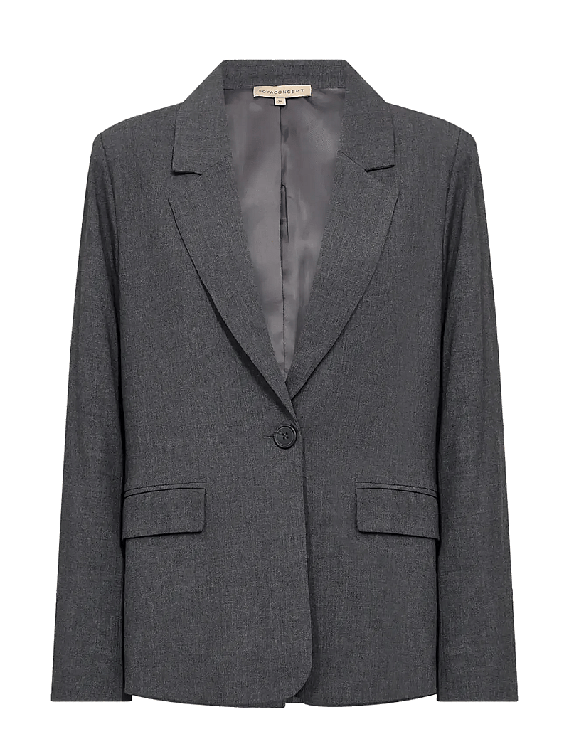 Soyaconcept - SC-VENUS - enkeltradede blazere - 99870 dark earth melange - 1