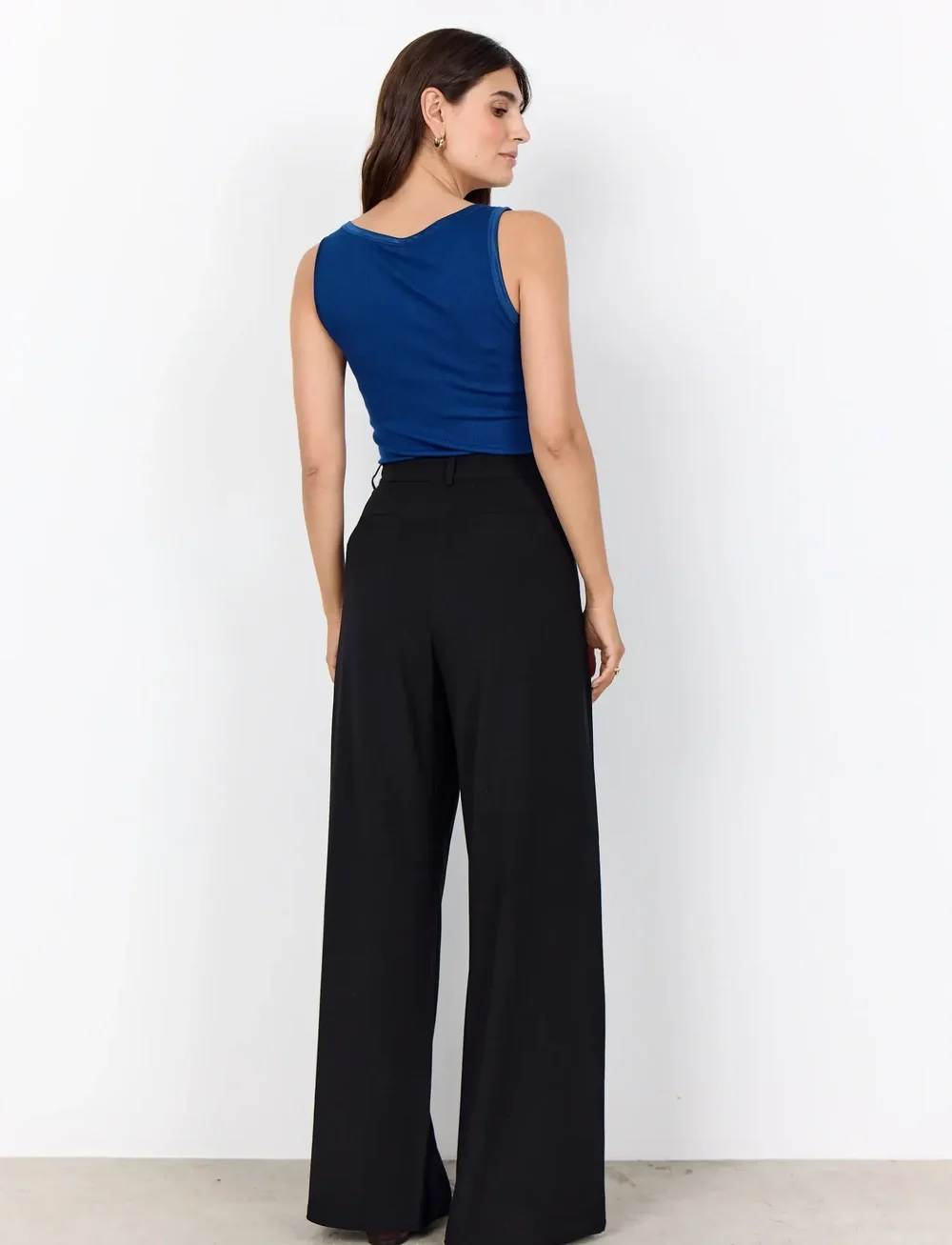 Soyaconcept - SC-VENUS - bukser med brede ben - 9999 black - 3