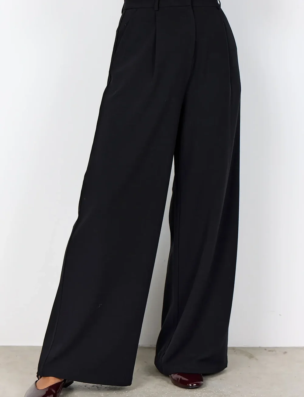 Soyaconcept - SC-VENUS - bukser med brede ben - 9999 black - 4