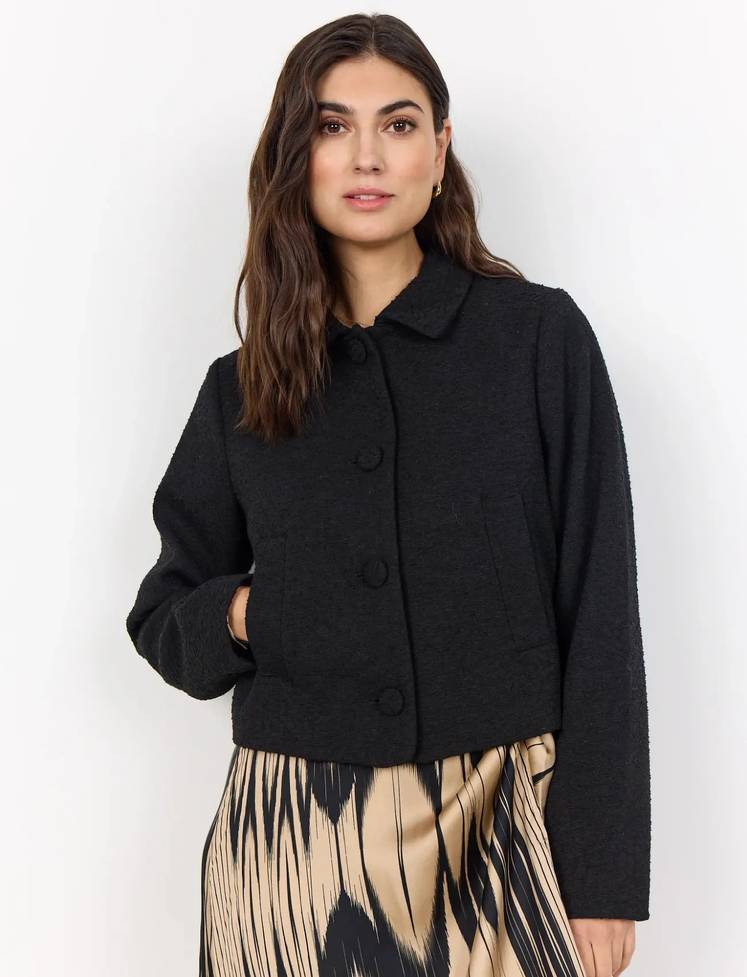 Soyaconcept Sc-Verena, M, Black, Jakker > Uldjakker, Dame