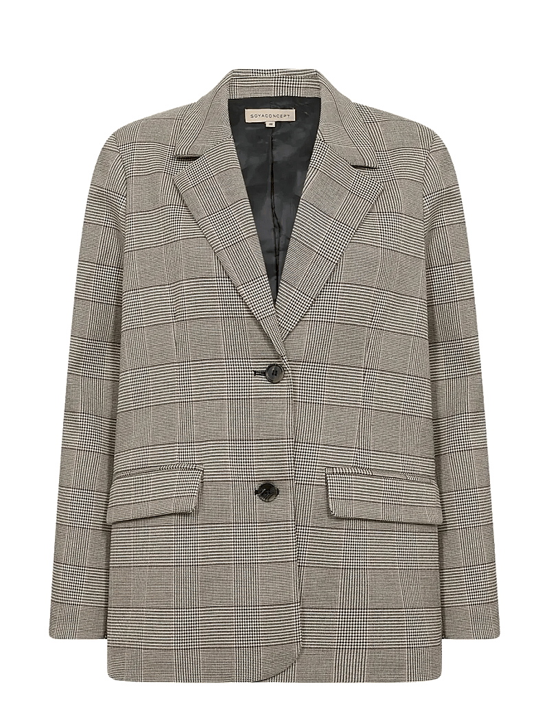 Soyaconcept - SC-VENETIA - enkeltradede blazere - 8008 sand combi - 1