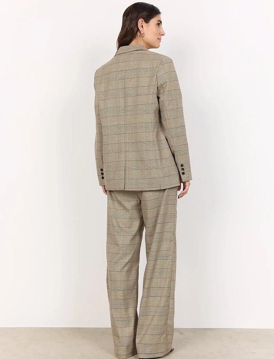 Soyaconcept - SC-VENETIA - blazers met één knopenrij - 8008 sand combi - 3