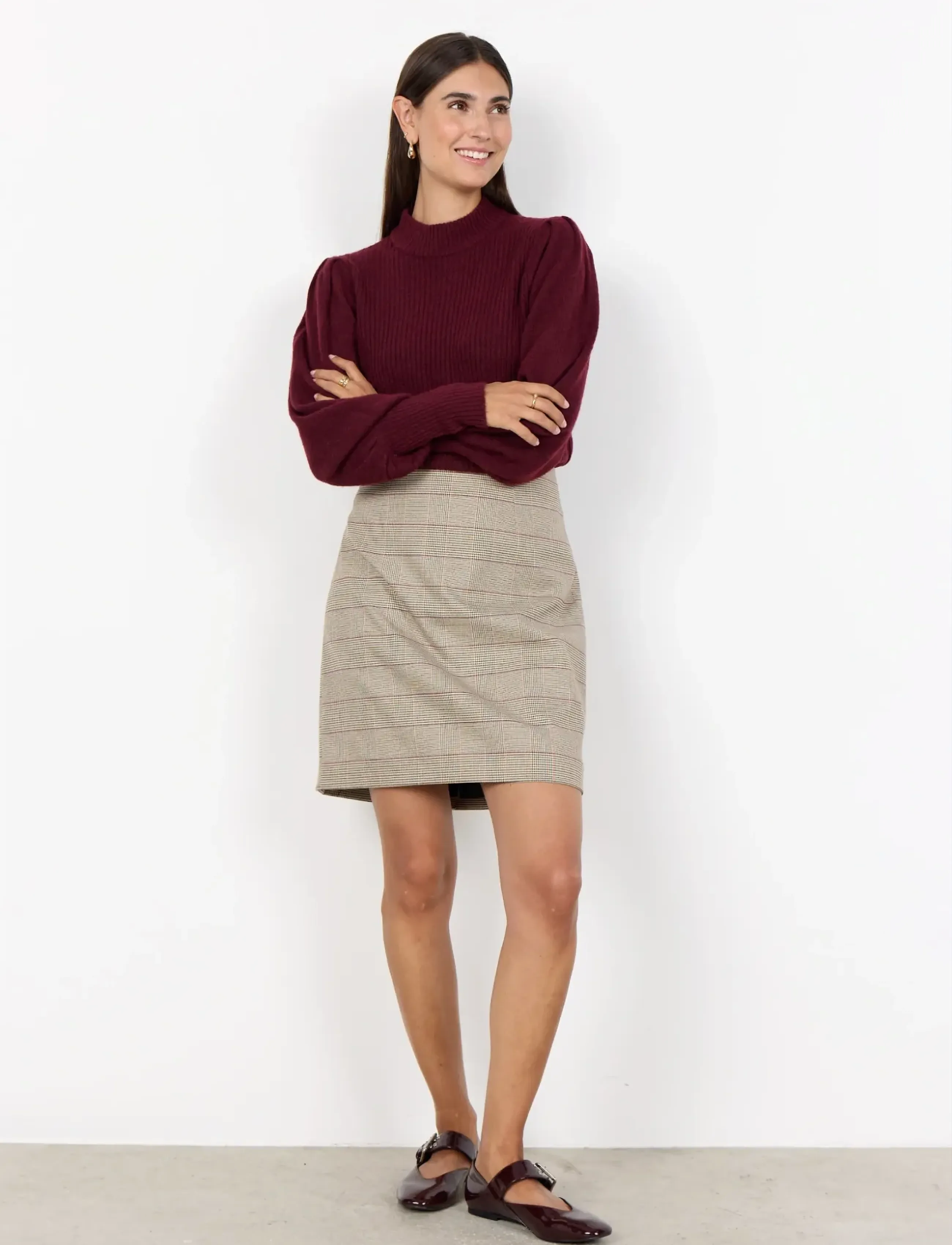 Soyaconcept - SC-VENETIA - minihameet - 8008 sand combi - 4