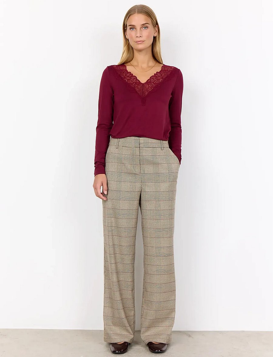 Soyaconcept - SC-VENETIA - habitbukser - 8008 sand combi - 0