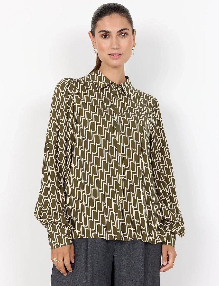 Soyaconcept - SC-VARLA - chemises à manches longues - 7965c dark olive combi - 0