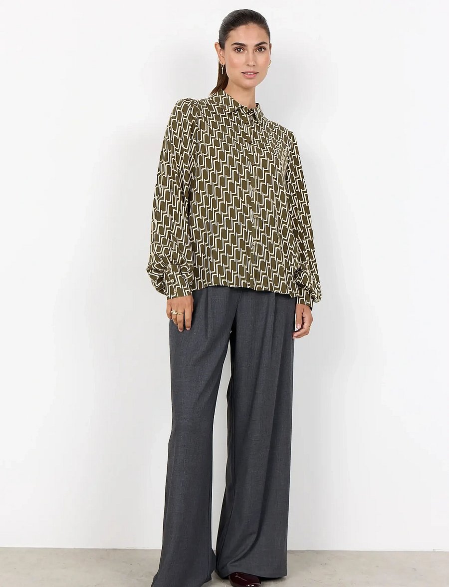 Soyaconcept - SC-VARLA - chemises à manches longues - 7965c dark olive combi - 4
