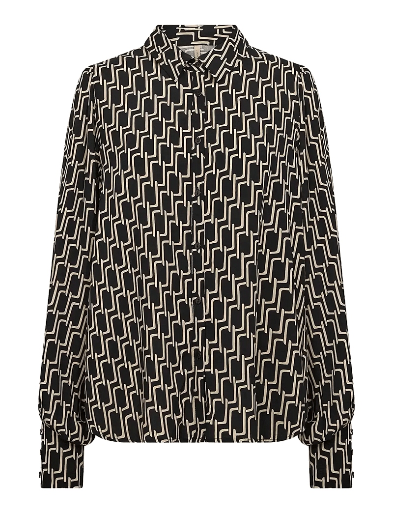 Soyaconcept - SC-VARLA - langærmede skjorter - 9999 black combi - 1