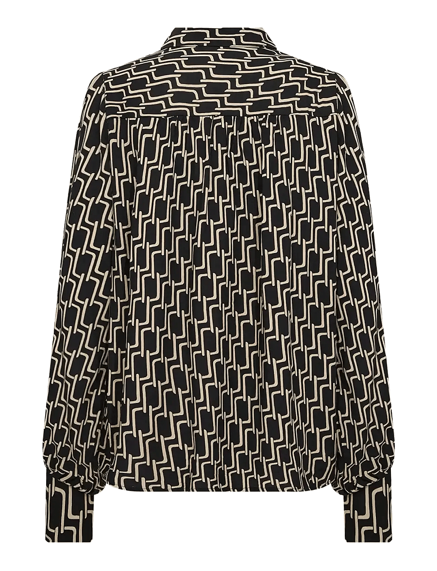 Soyaconcept - SC-VARLA - langerma skyrtur - 9999 black combi - 2