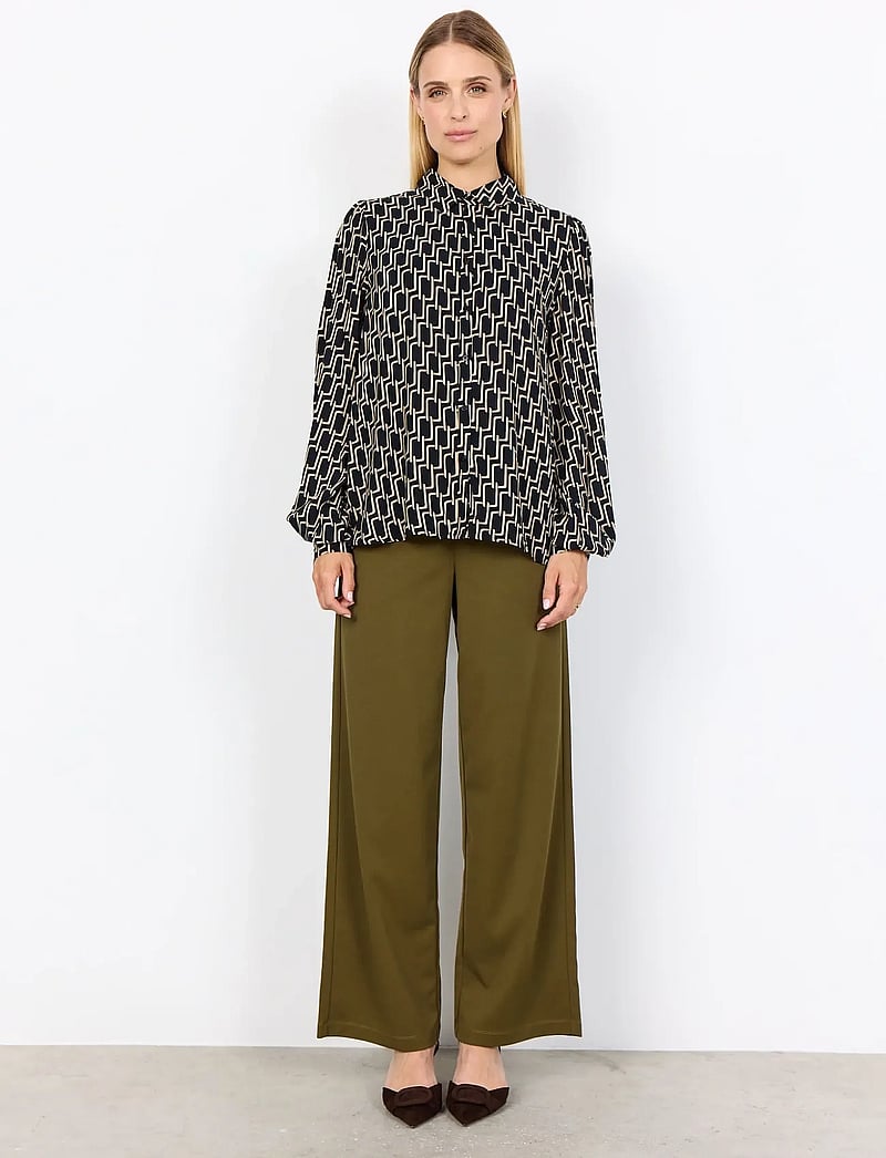 Soyaconcept - SC-VARLA - langærmede skjorter - 9999 black combi - 4