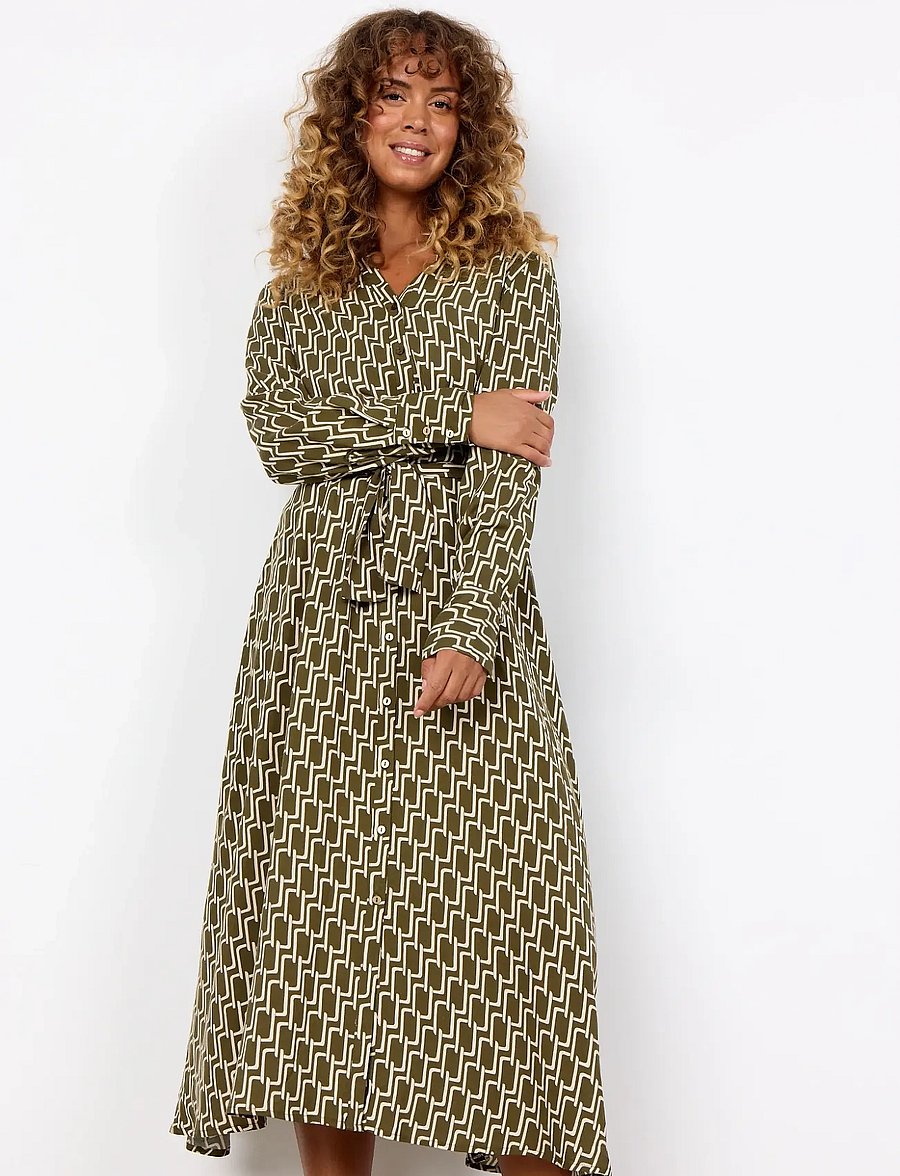 Soyaconcept - SC-VARLA - hemdkleider - 7965c dark olive combi - 0