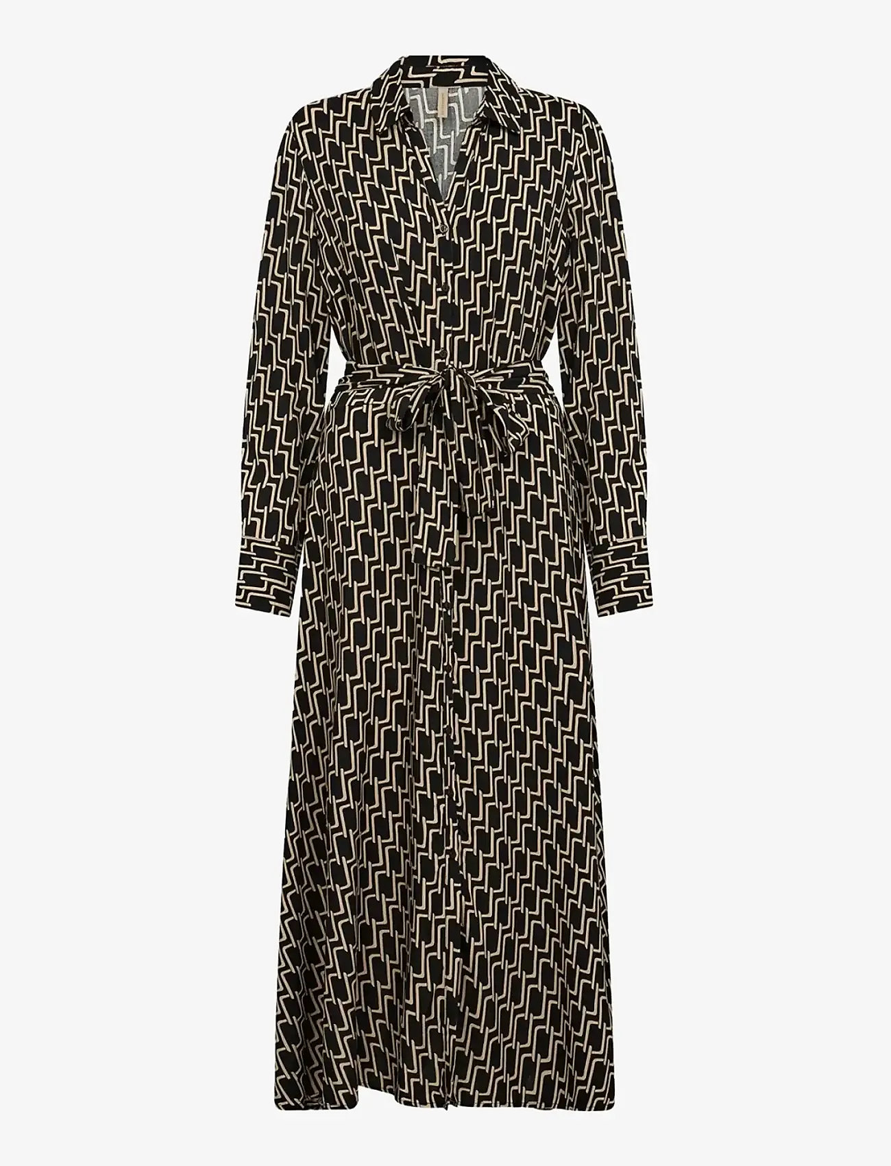 Soyaconcept - SC-VARLA - skjortekjoler - 9999 black combi - 1