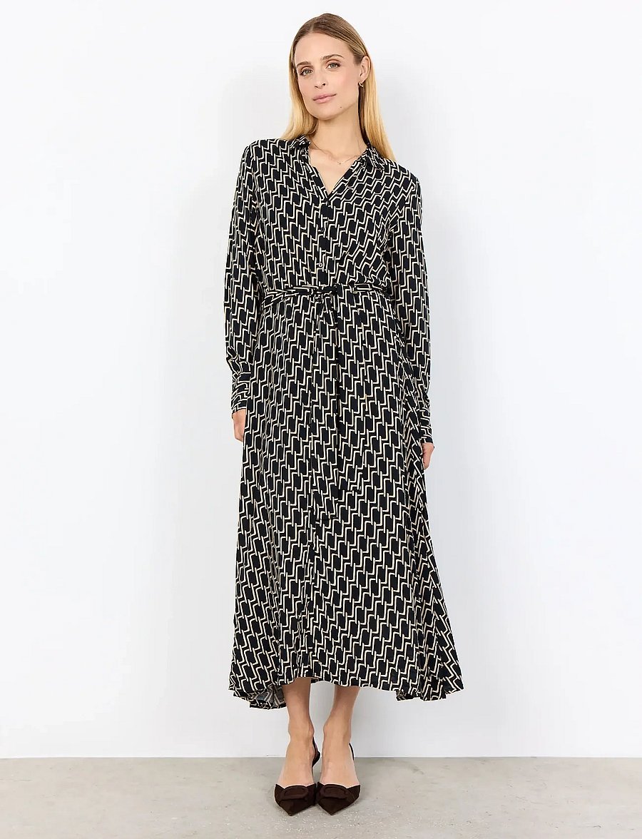 Soyaconcept - SC-VARLA - skjortekjoler - 9999 black combi - 4
