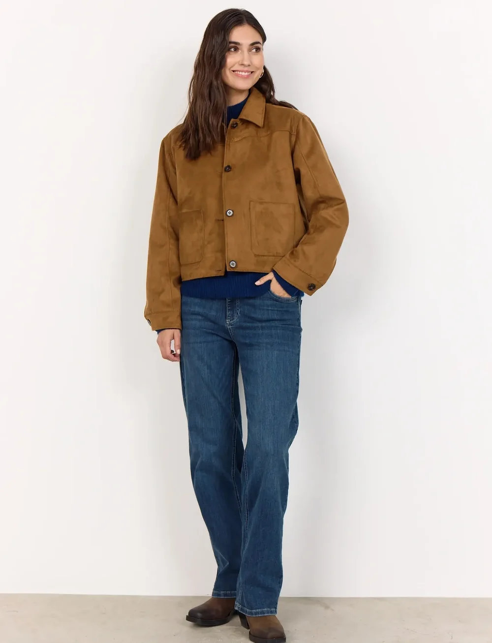 Soyaconcept - SC-VESNA - efterårsjakker - 8404 desert brown - 4