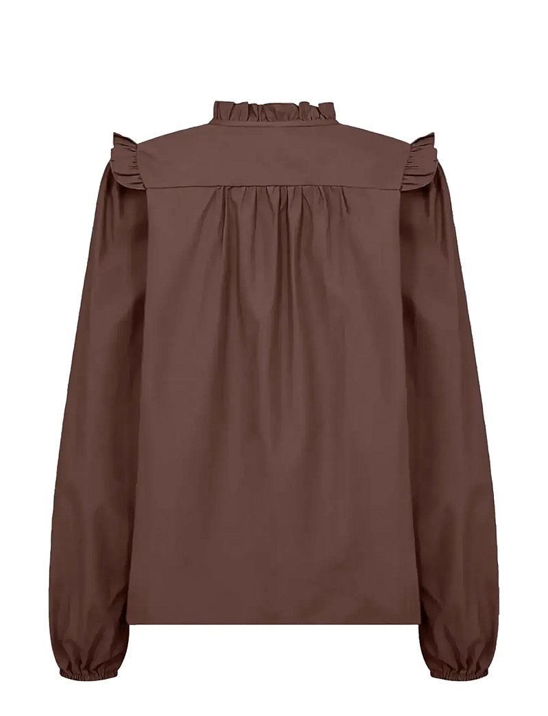 Soyaconcept - SC-NETTI - langärmlige hemden - 8694 hot fudge - 1