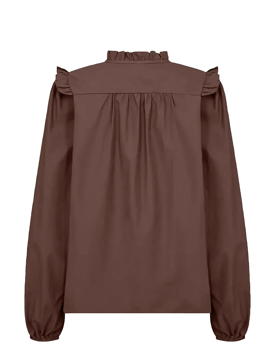 Soyaconcept - SC-NETTI - langærmede skjorter - 8694 hot fudge - 1