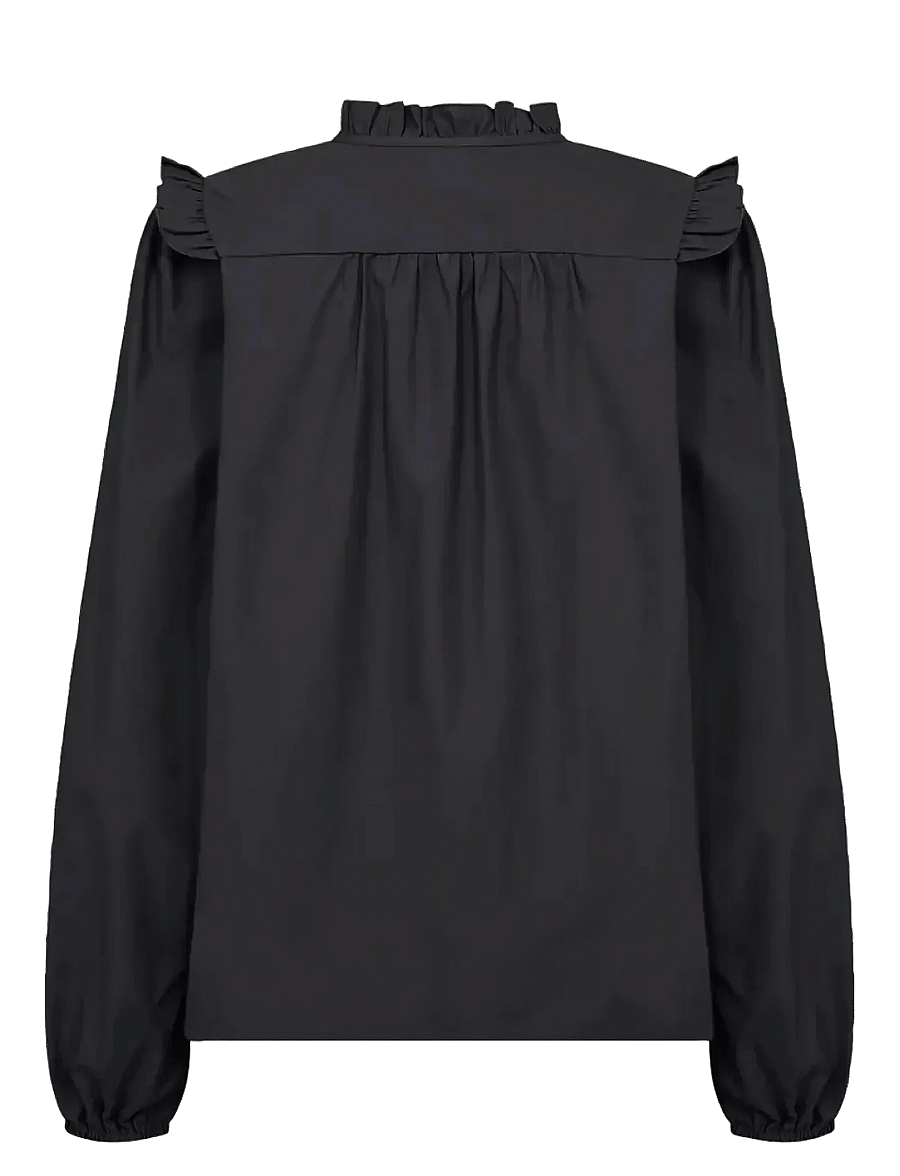 Soyaconcept - SC-NETTI - langärmlige hemden - 9999 black - 1