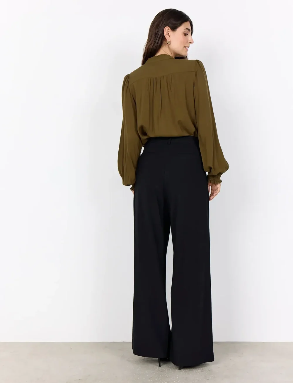 Soyaconcept - SC-RADIA - langærmede skjorter - 7965 dark olive - 3