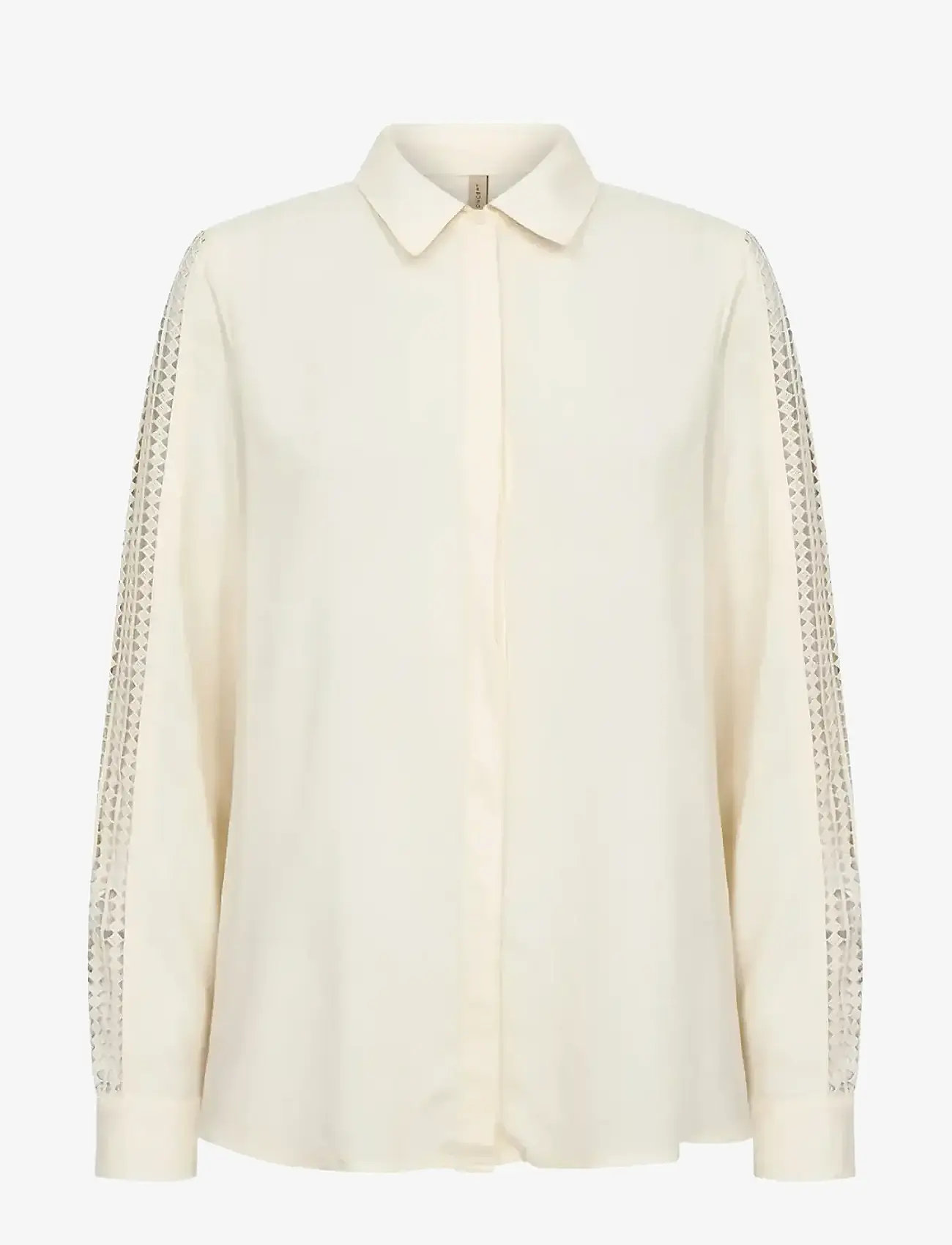 Soyaconcept - SC-RADIA - langärmlige hemden - 1620 cream - 0