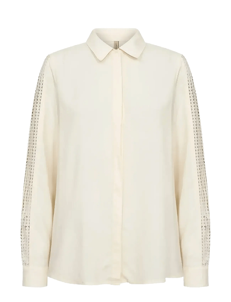 Soyaconcept - SC-RADIA - pitkähihaiset kauluspaidat - 1620 cream - 1