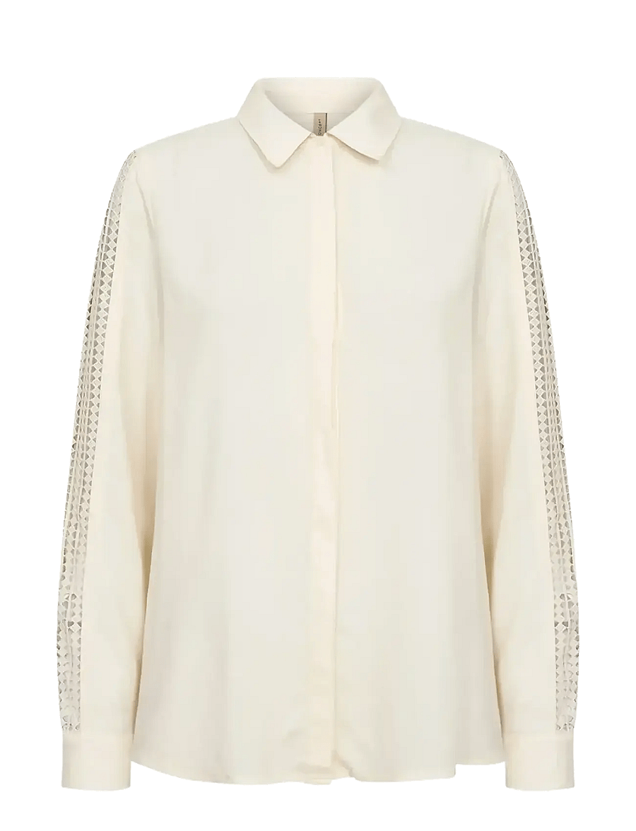 Soyaconcept - SC-RADIA - langærmede skjorter - 1620 cream - 1