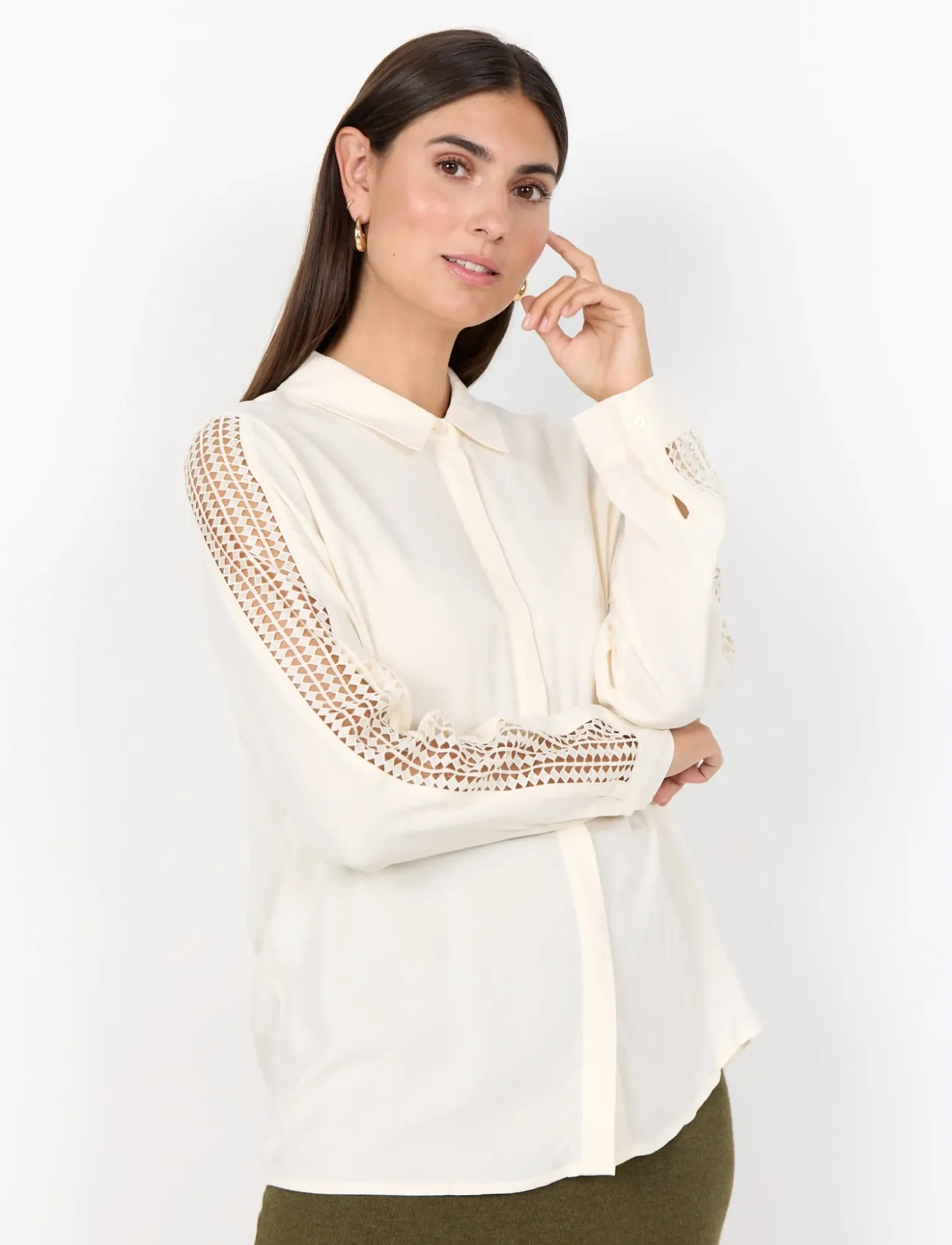 Soyaconcept SC-RADIA - Langärmlige Hemden - 1620 CREAM / cream