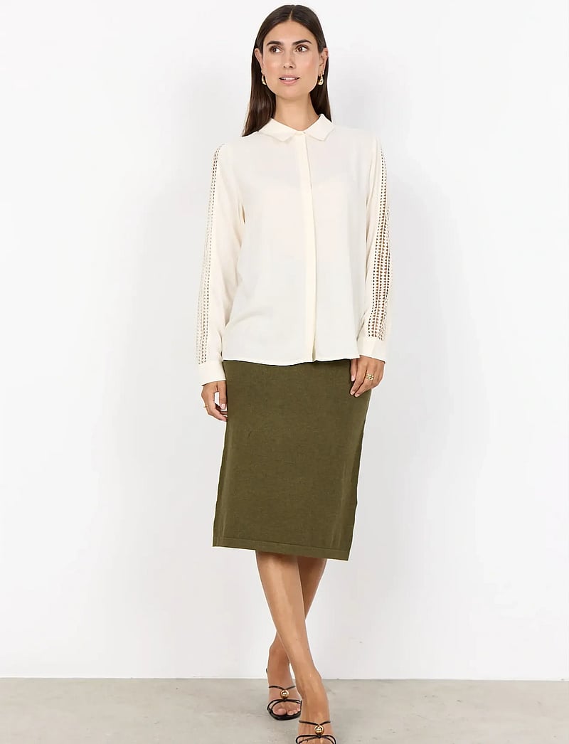 Soyaconcept - SC-RADIA - pitkähihaiset kauluspaidat - 1620 cream - 4