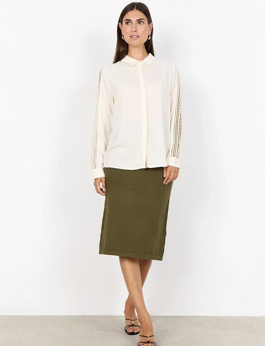 Soyaconcept - SC-RADIA - langærmede skjorter - 1620 cream - 4