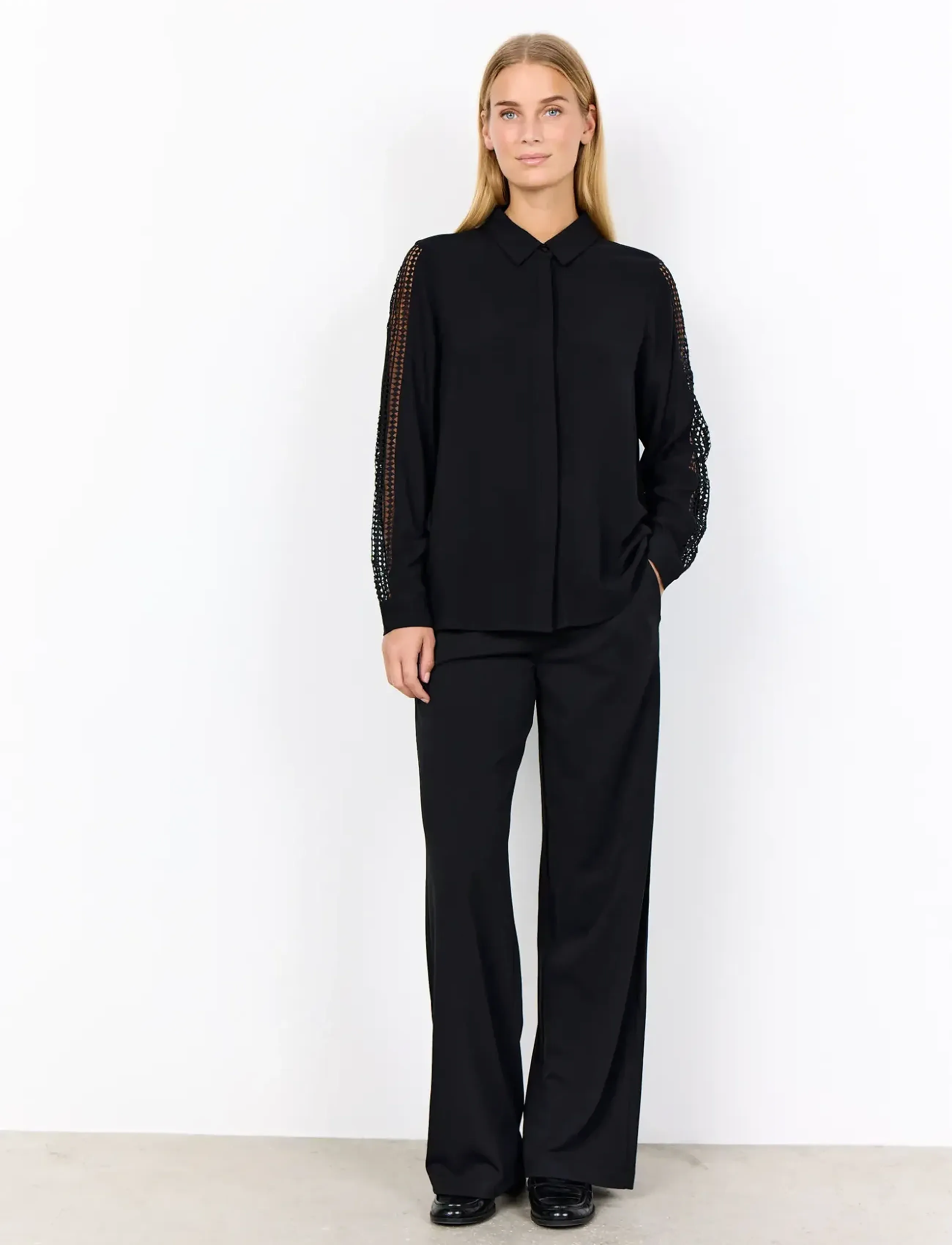 Soyaconcept - SC-RADIA - langärmlige hemden - 9999 black - 4