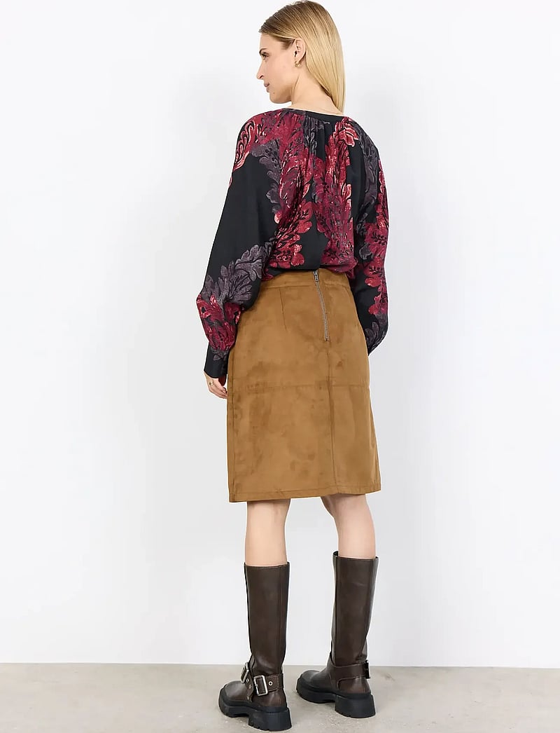 Soyaconcept - SC-VAIKE - blouses met lange mouwen - 4780c red combi - 3