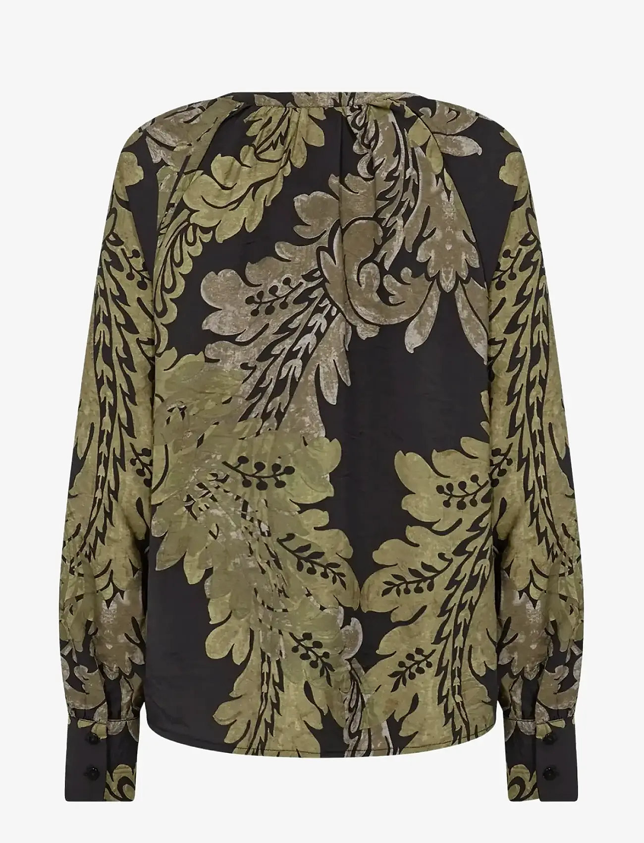 Soyaconcept - SC-VAIKE - langærmede bluser - 7965c dark olive combi - 2