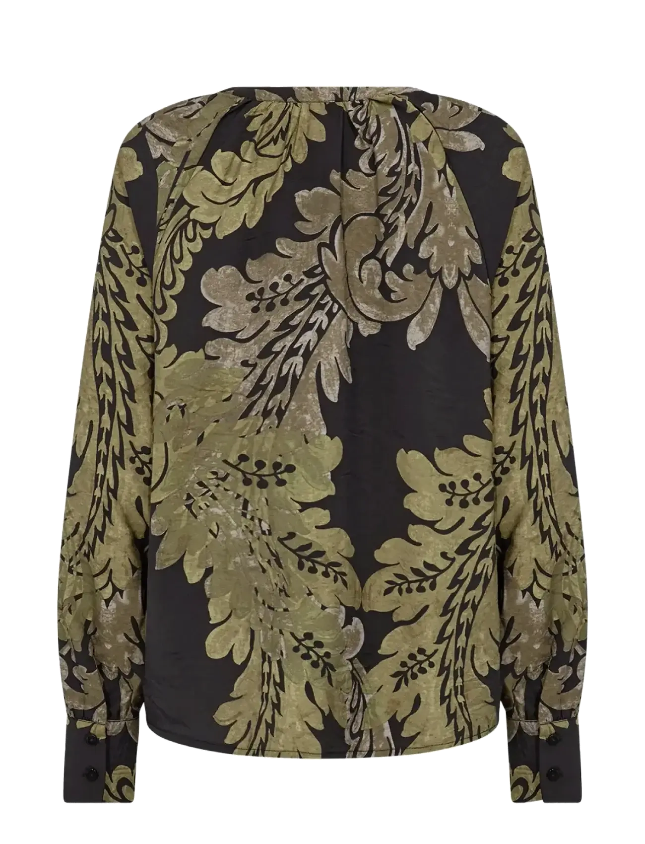 Soyaconcept - SC-VAIKE - long-sleeved blouses - 7965c dark olive combi - 2