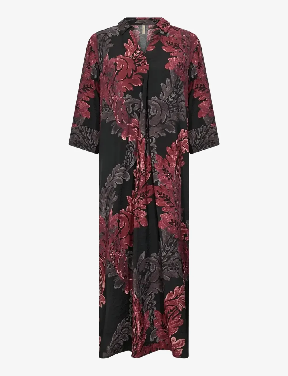 Soyaconcept - SC-VAIKE - midi kleitas - 4780c red combi - 1