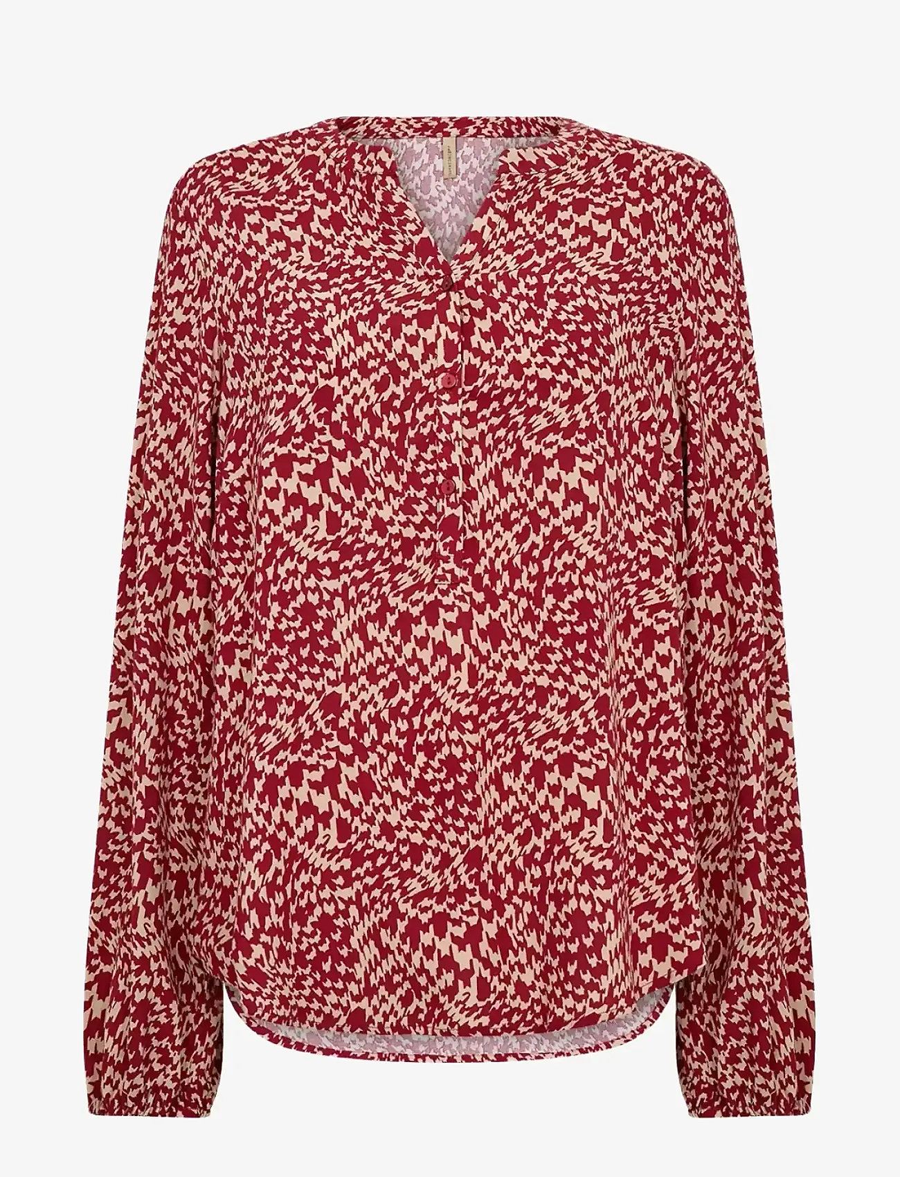 Soyaconcept - SC-VAN - langärmlige blusen - 4780c red combi - 0