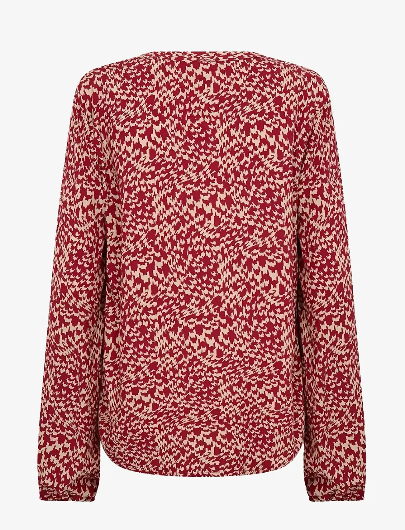 Soyaconcept - SC-VAN - langärmlige blusen - 4780c red combi - 1