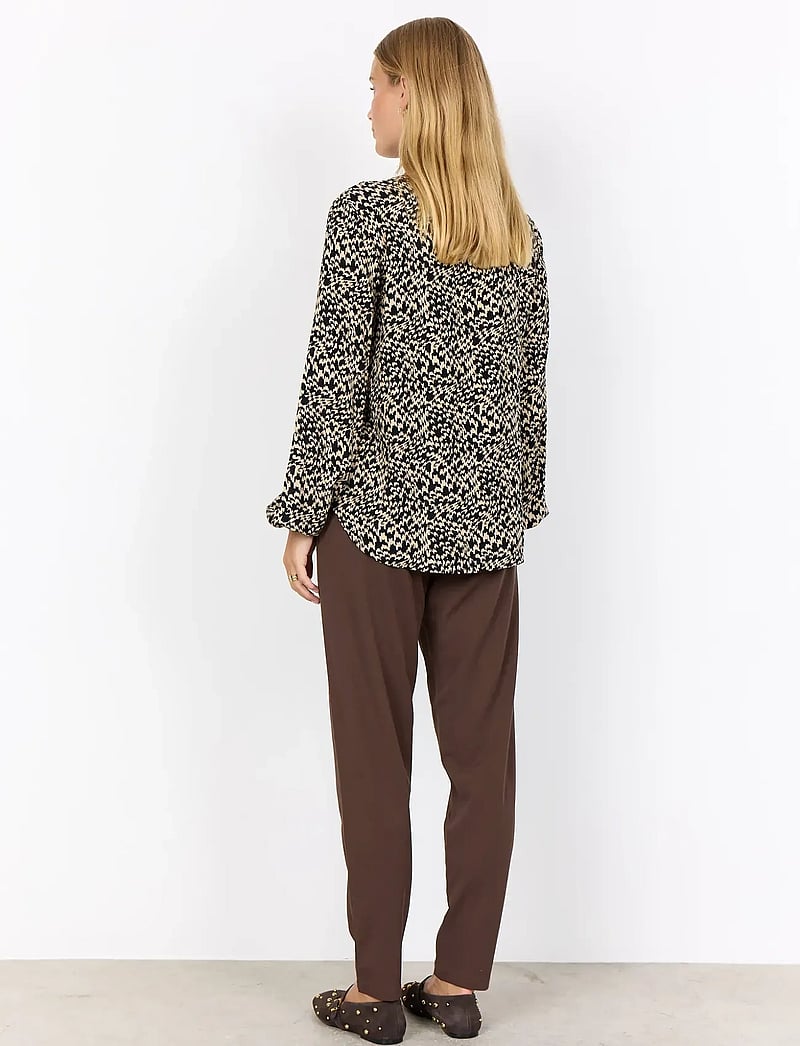 Soyaconcept - SC-VAN - langærmede bluser - 9999 black combi - 3