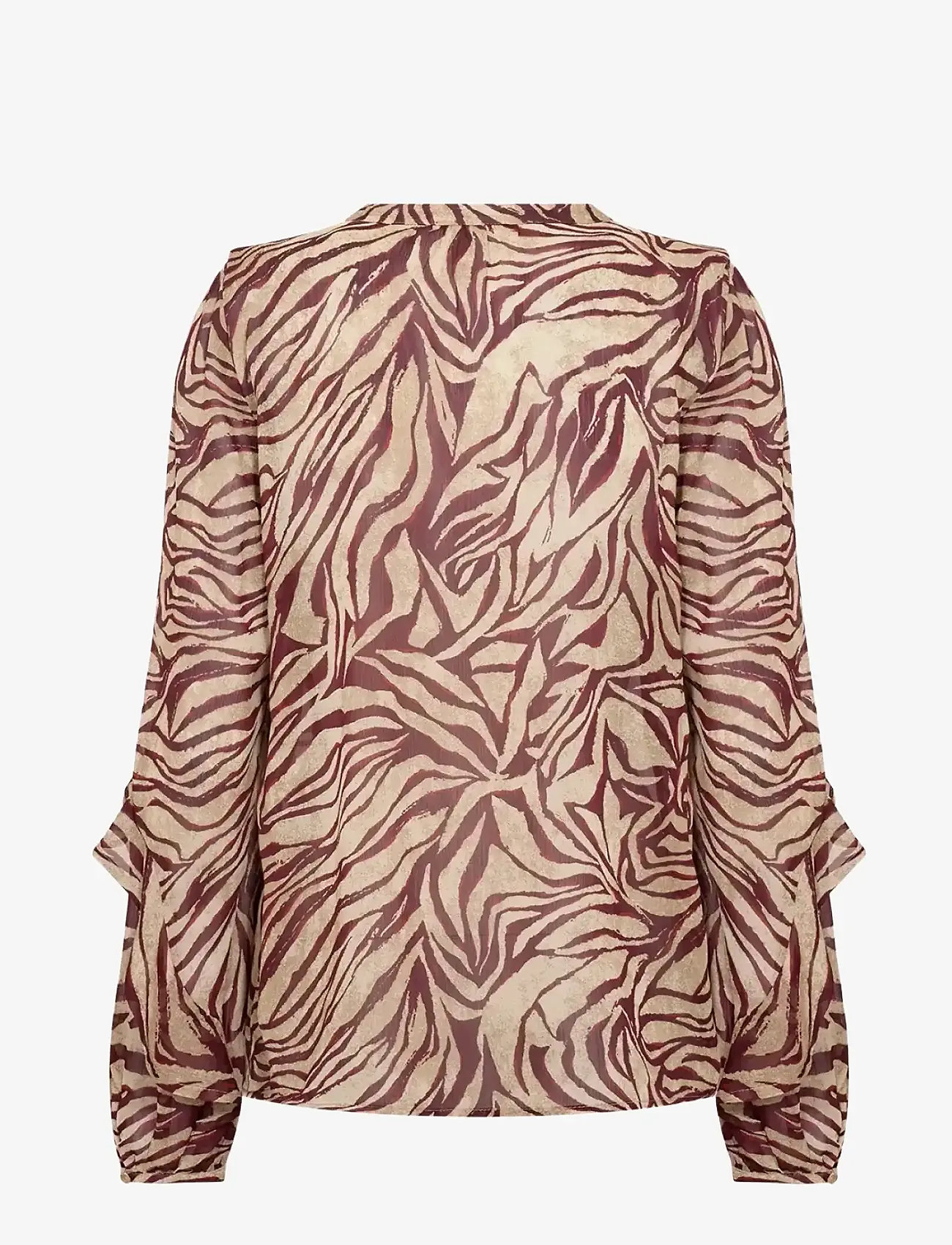 Soyaconcept - SC-VALBORG - langärmlige blusen - 4780c red combi - 1