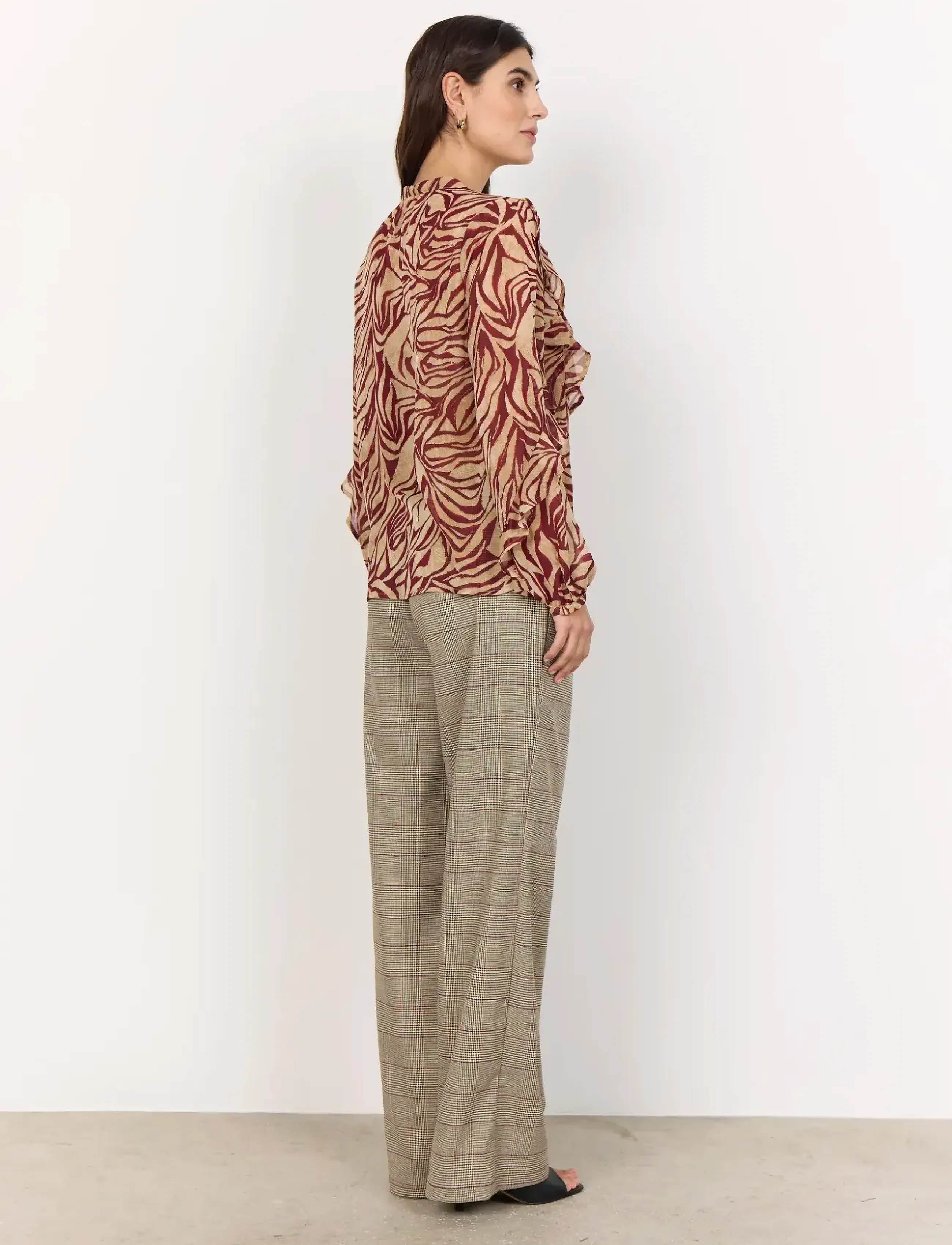 Soyaconcept - SC-VALBORG - long sleeved blouses - 4780c red combi - 3