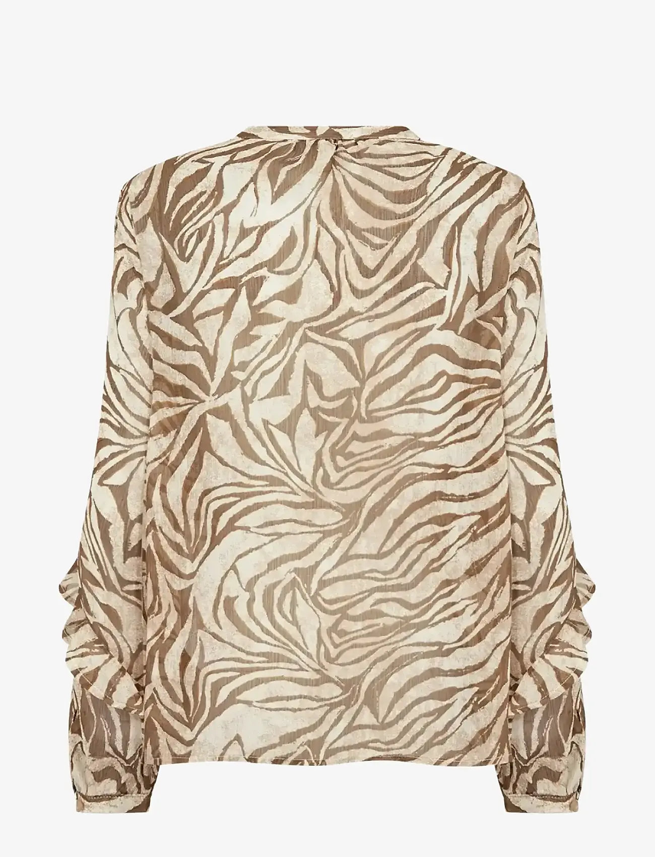 Soyaconcept - SC-VALBORG - långärmade blusar - 7965c dark olive combi - 1