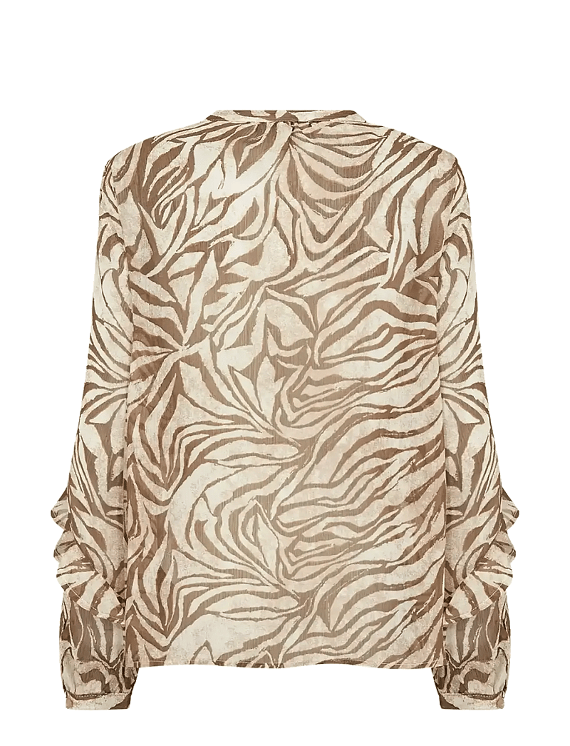 Soyaconcept - SC-VALBORG - langærmede bluser - 7965c dark olive combi - 2