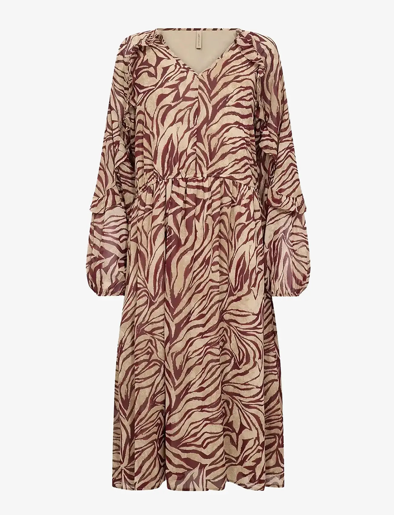 Soyaconcept - SC-VALBORG - midi dresses - 4780c red combi - 0