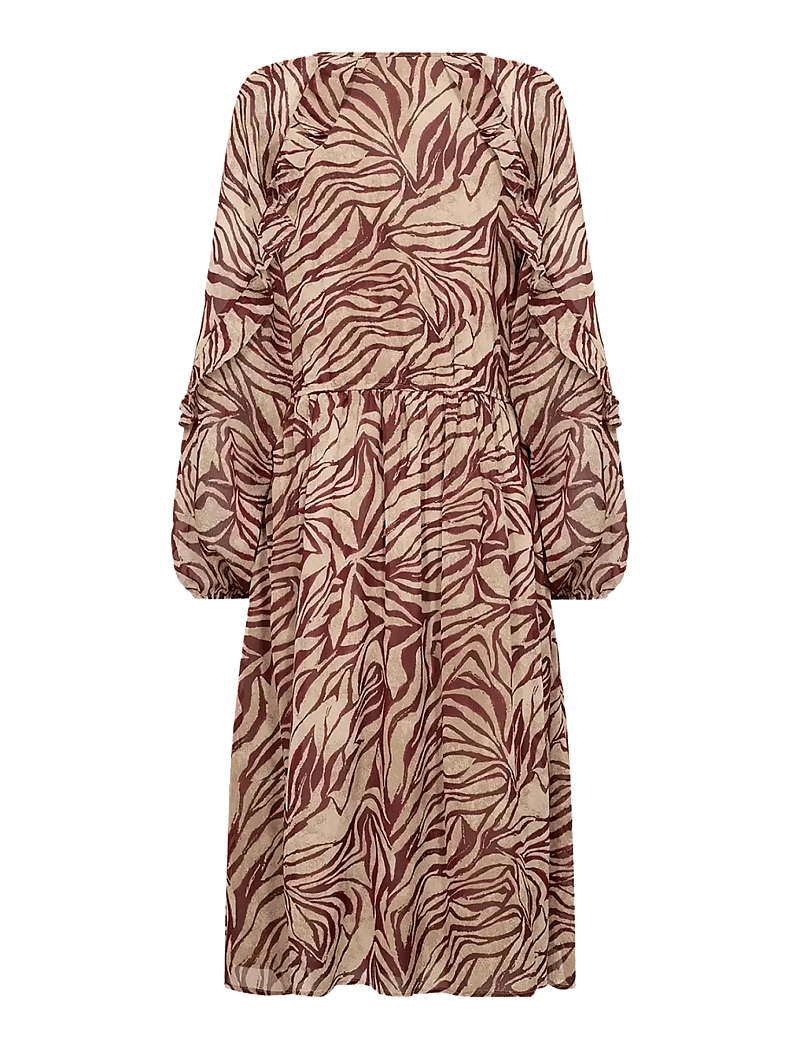 Soyaconcept - SC-VALBORG - midi kjoler - 4780c red combi - 2