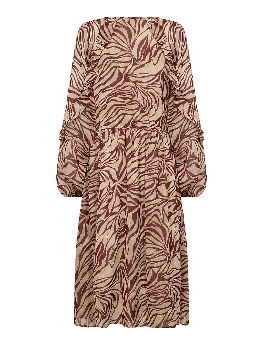 Soyaconcept - SC-VALBORG - midi kjoler - 4780c red combi - 2