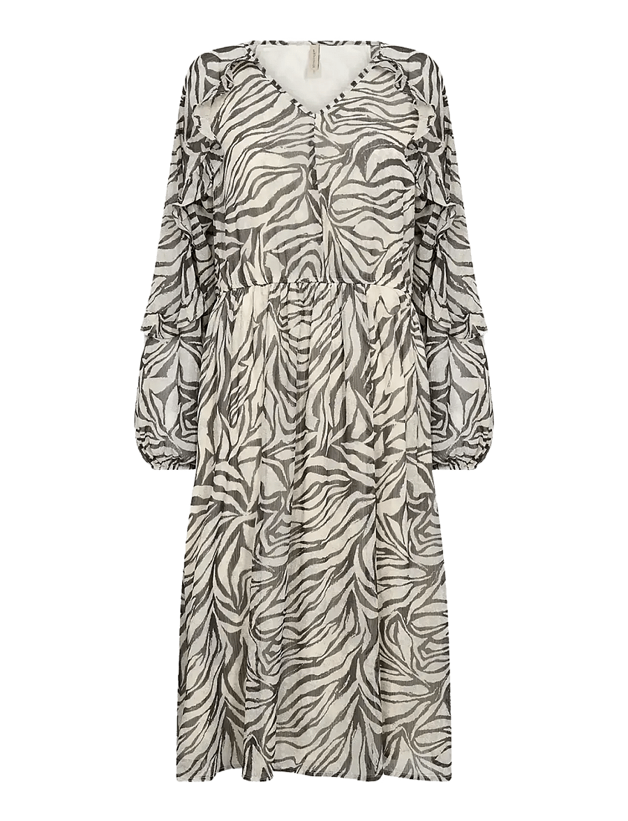 Soyaconcept - SC-VALBORG - midi kleitas - 9999 black combi - 1